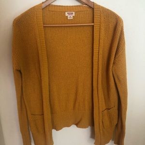 Mustard cardigan
